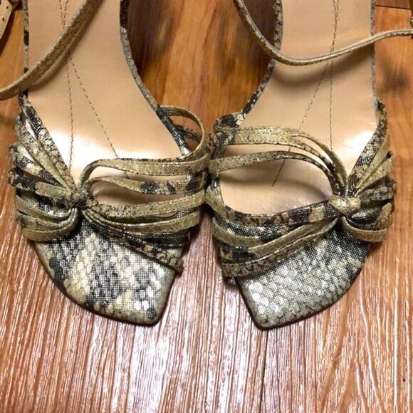 Kate Spade 2005 Sparkle Snakeskin Heels Size 5.5 - Picture 8 of 14